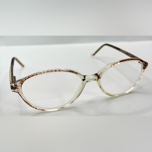 Rainbow Gallery-G528 Translucent Oval Sunglasses Frames Only - Picture 1 of 8